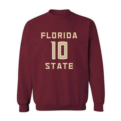 FSU - NCAA Women's Basketball : Agata Makurat - Replica Shersey Crewneck Sweatshirt-0