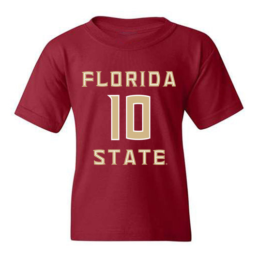 FSU - NCAA Men's Basketball : Lajae Jones - Replica Shersey Youth T-Shirt-0