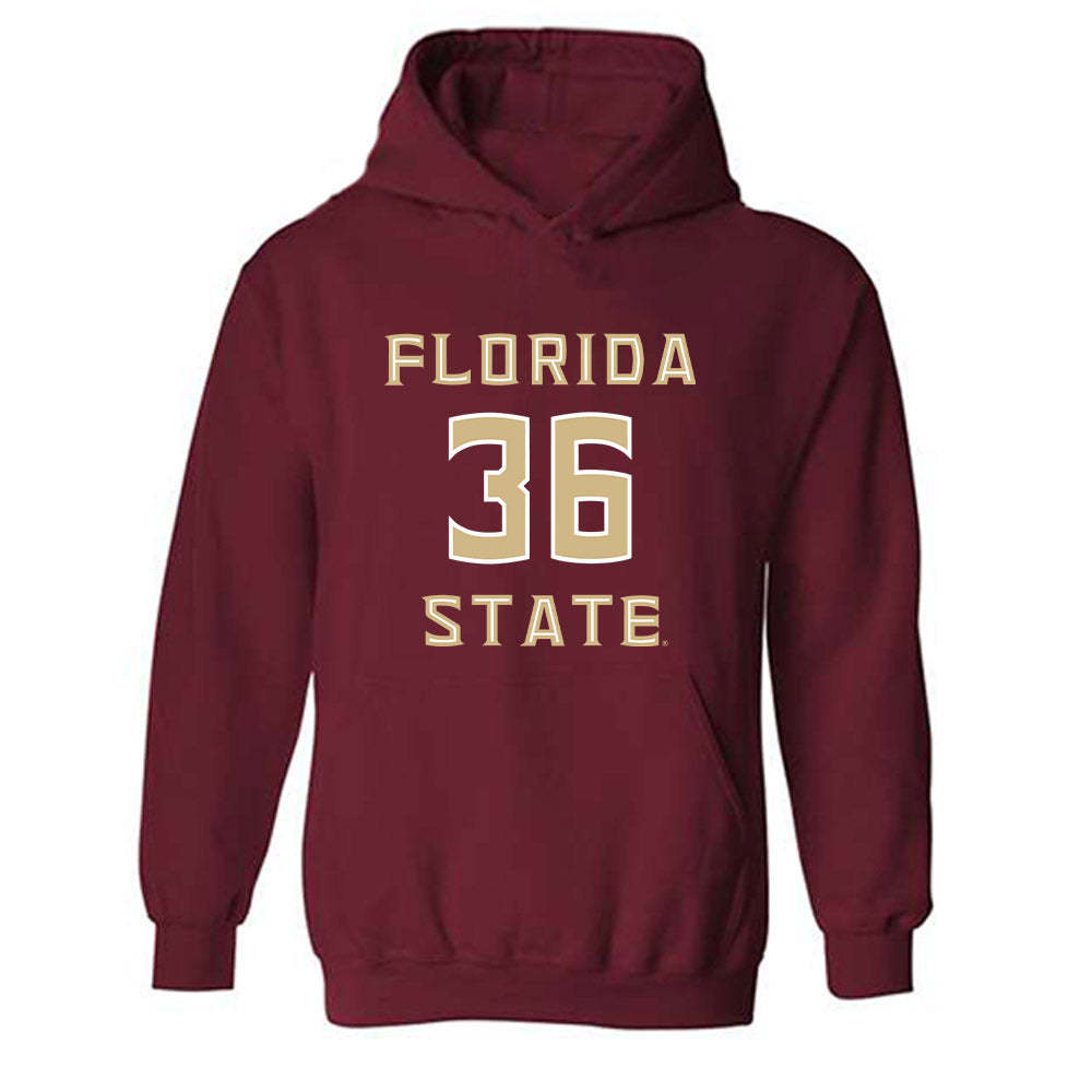 FSU - NCAA Women's Lacrosse : Catrina Tobin - Replica Shersey Hooded Sweatshirt-0