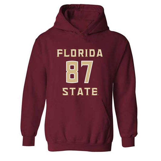 FSU - NCAA Football : Markeston Douglas - Replica Shersey Hooded Sweatshirt-0