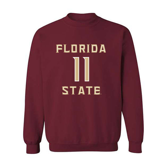 FSU - NCAA Men's Basketball : Marcis Ponder - Replica Shersey Crewneck Sweatshirt-0