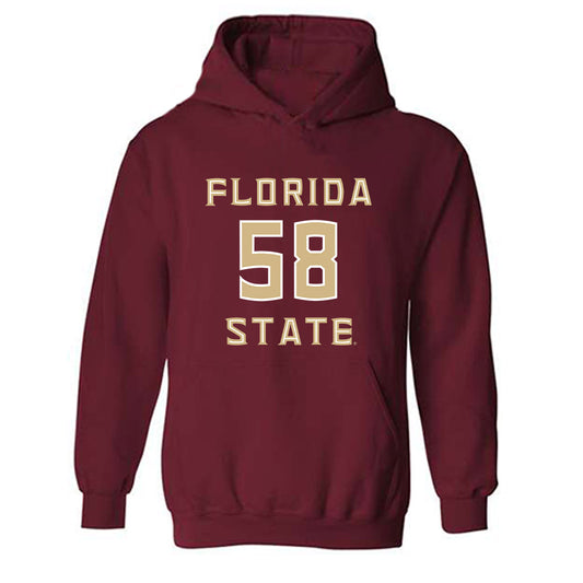 FSU - NCAA Football : Luke Francis Jr - Replica Shersey Hooded Sweatshirt-0