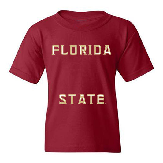 FSU - NCAA Men's Swimming & Diving : Ethan Silver - Replica Shersey Youth T-Shirt-0