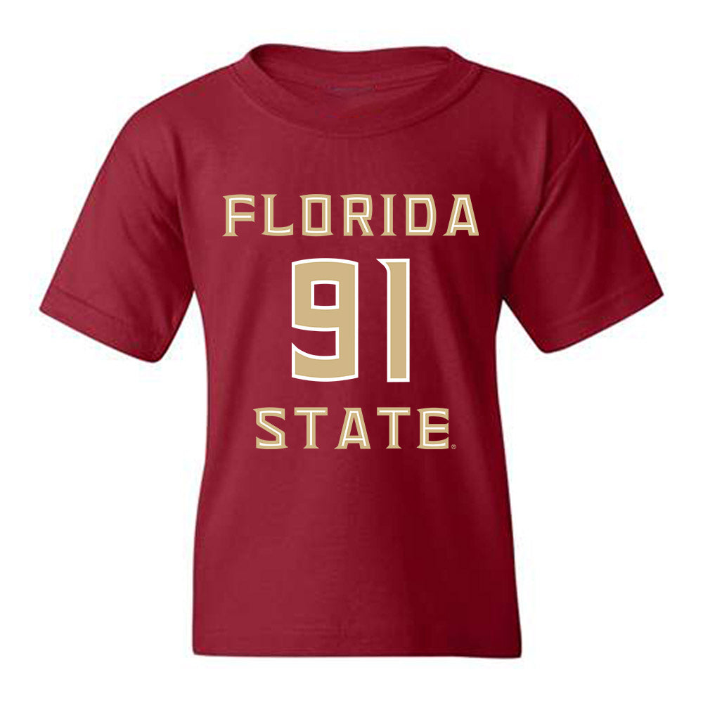 FSU - NCAA Football : Cam Brooks - Replica Shersey Youth T-Shirt-0