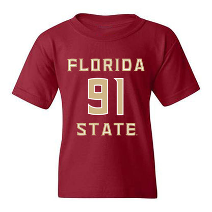 FSU - NCAA Football : Cam Brooks - Replica Shersey Youth T-Shirt-0