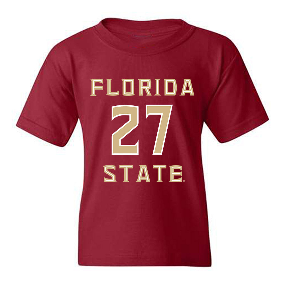FSU - NCAA Baseball : Kevin Mebil - Replica Shersey Youth T-Shirt-0