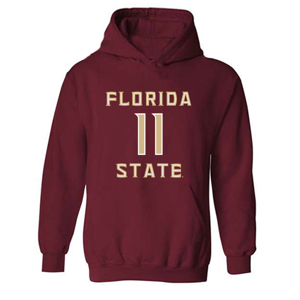 FSU - NCAA Women's Volleyball : Caylan Russ - Replica Shersey Hooded Sweatshirt