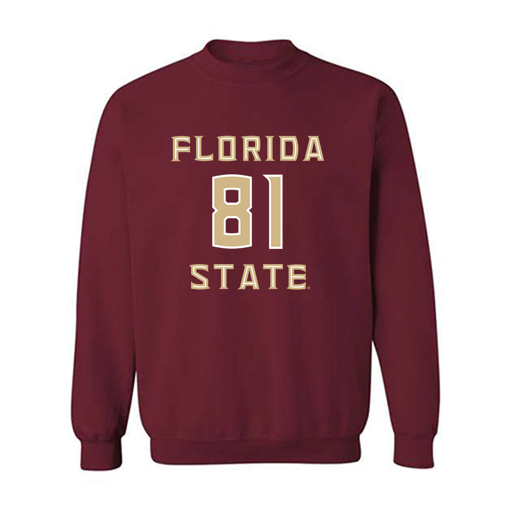 FSU - NCAA Football : Jonah Winston - Replica Shersey Crewneck Sweatshirt-0