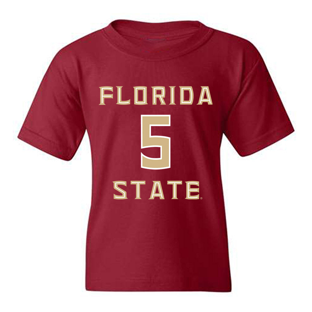 FSU - NCAA Football : Daniel Lyons - Replica Shersey Youth T-Shirt-0