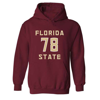 FSU - NCAA Football : Jayden Todd - Replica Shersey Hooded Sweatshirt-0