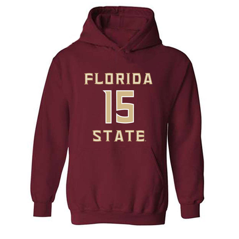 FSU - NCAA Women's Soccer : Anniyah Gordon Rodney - Replica Shersey Hooded Sweatshirt-0