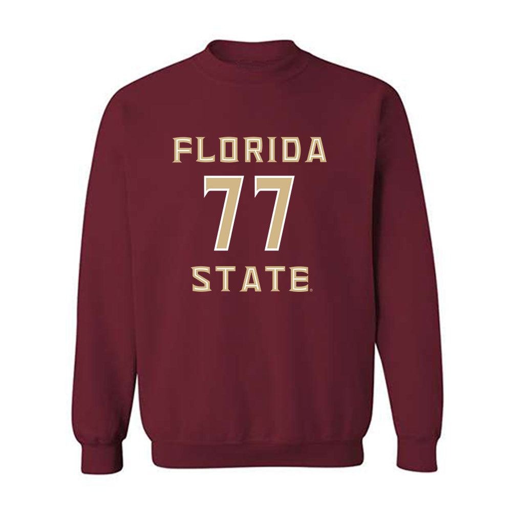 FSU - NCAA Softball : Anna Hinde - Replica Shersey Crewneck Sweatshirt-0