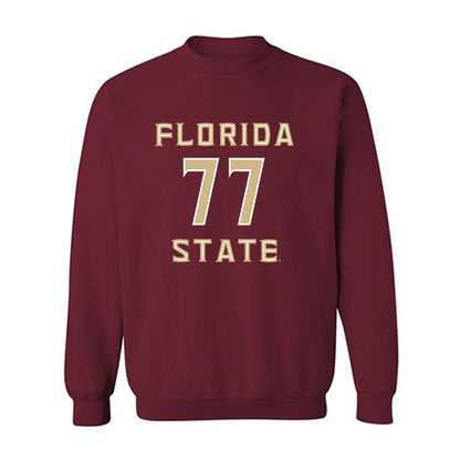 FSU - NCAA Softball : Anna Hinde - Replica Shersey Crewneck Sweatshirt-0