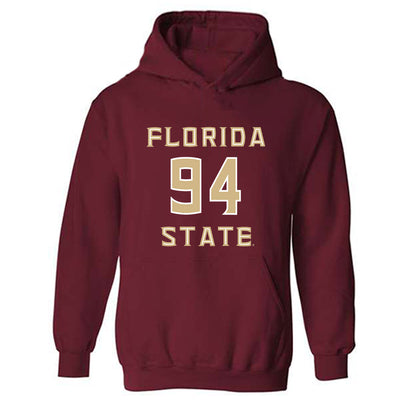 FSU - NCAA Football : Franklin Whitley - Replica Shersey Hooded Sweatshirt-0