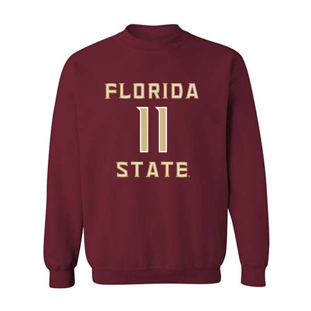 FSU - NCAA Football : Cj Richard - Replica Shersey Crewneck Sweatshirt-0