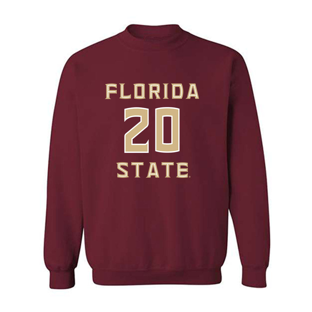 FSU - NCAA Women's Lacrosse : Emily Barnette - Replica Shersey Crewneck Sweatshirt-0