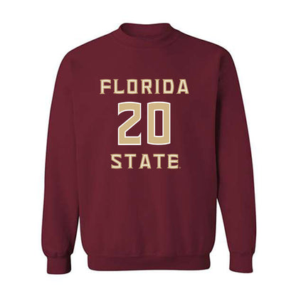 FSU - NCAA Women's Lacrosse : Emily Barnette - Replica Shersey Crewneck Sweatshirt-0