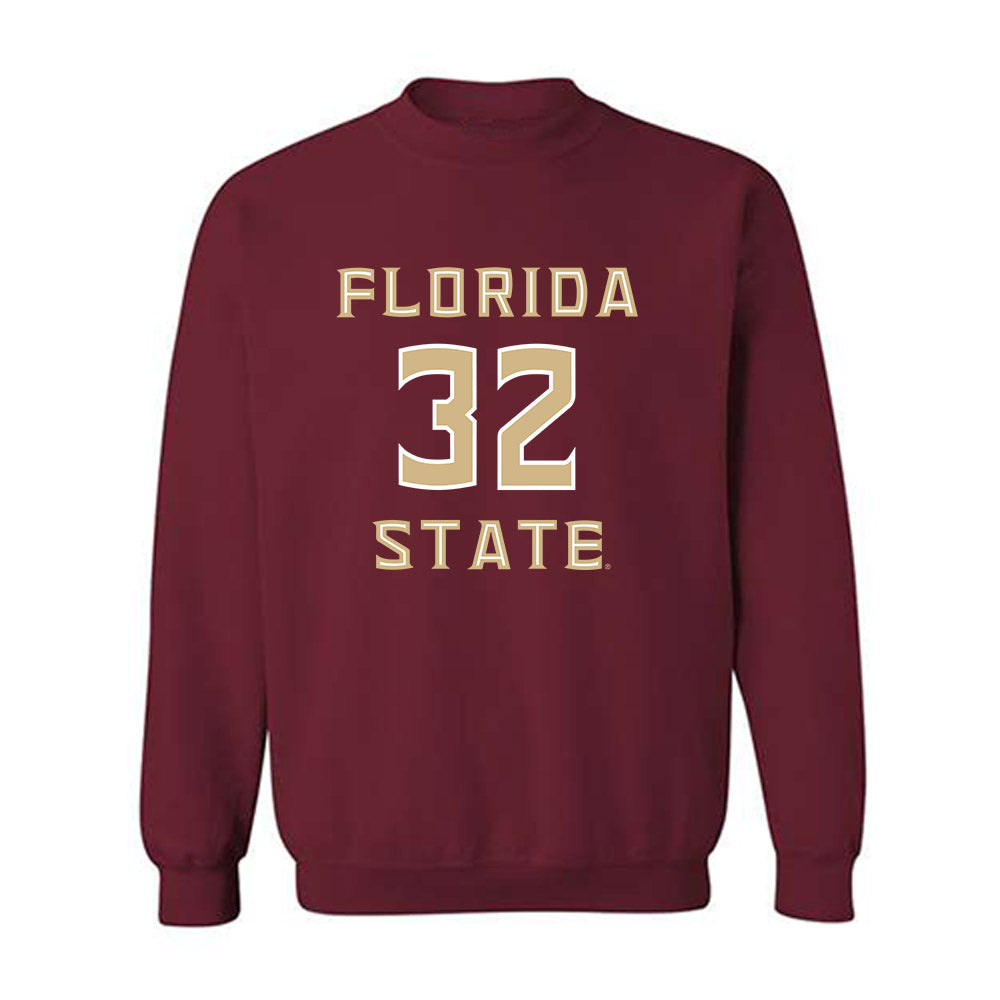 FSU - NCAA Softball : Jazzy Francik - Replica Shersey Crewneck Sweatshirt-0
