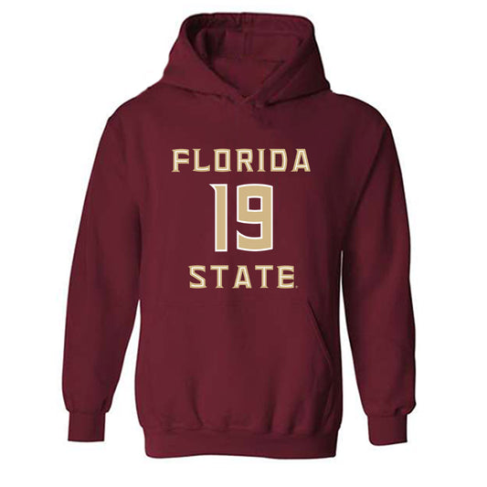 FSU - NCAA Football : Jarvis Boatwright Jr - Replica Shersey Hooded Sweatshirt-0