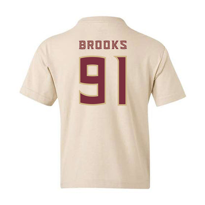 FSU - NCAA Football : Cam Brooks - Replica Shersey Youth T-Shirt-1