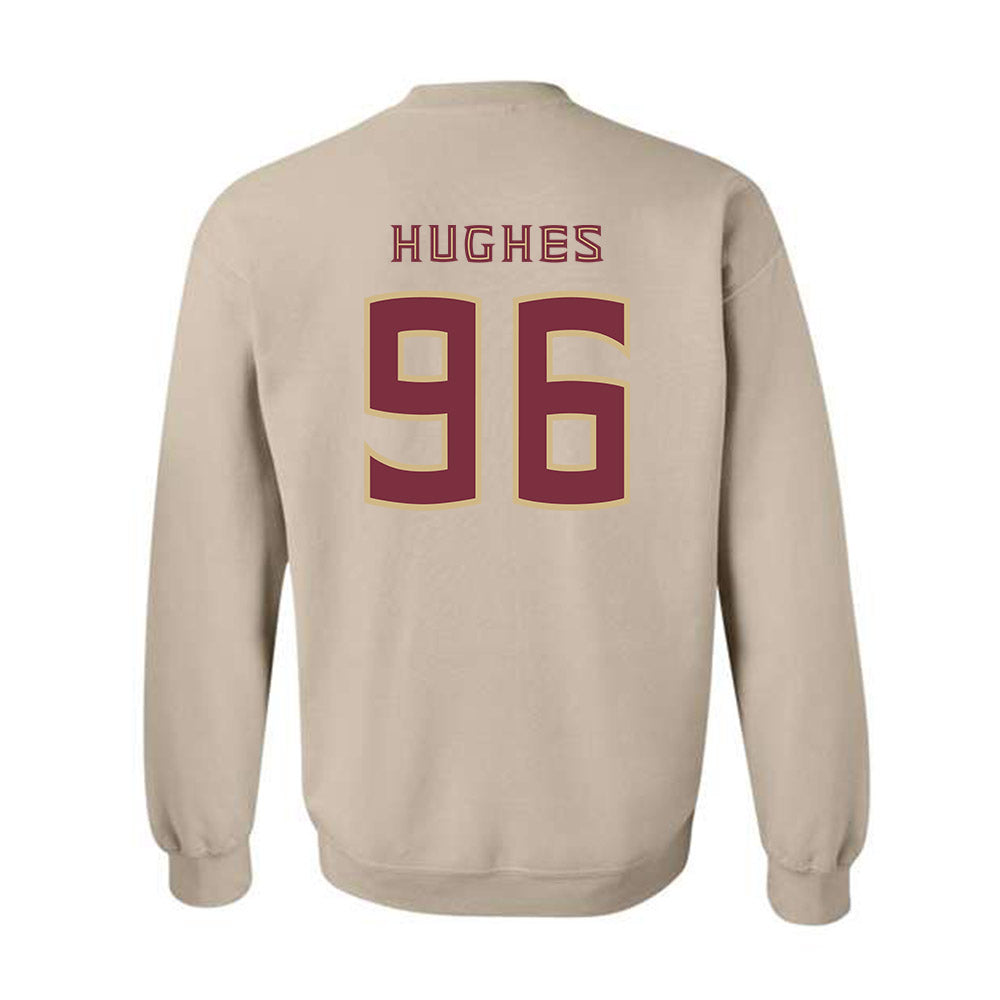 FSU - NCAA Football : Daniel Hughes - Replica Shersey Crewneck Sweatshirt-1