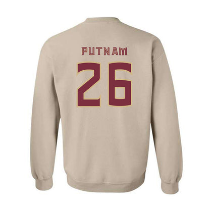 FSU - NCAA Baseball : Eli Putnam - Replica Shersey Crewneck Sweatshirt-1