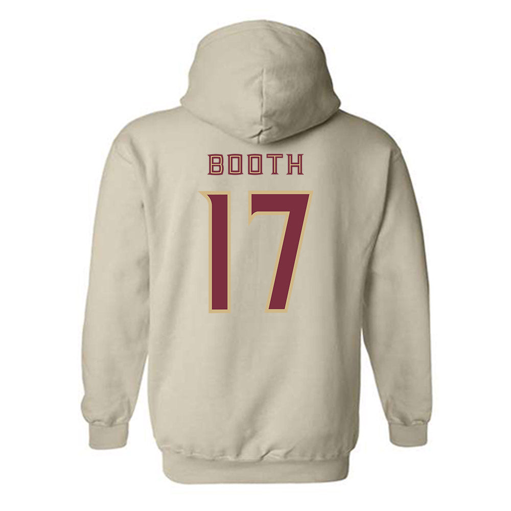 FSU - NCAA Women's Lacrosse : Hadley Booth - Replica Shersey Hooded Sweatshirt-1
