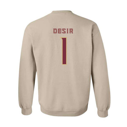 FSU - NCAA Football : Darryll Desir - Replica Shersey Crewneck Sweatshirt-1