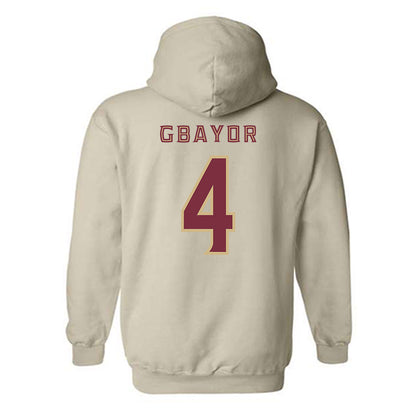 FSU - NCAA Football : Mikai Gbayor - Replica Shersey Hooded Sweatshirt-1
