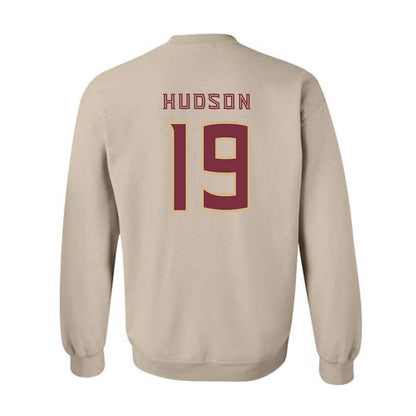FSU - NCAA Softball : Mclaine Hudson - Replica Shersey Crewneck Sweatshirt-1