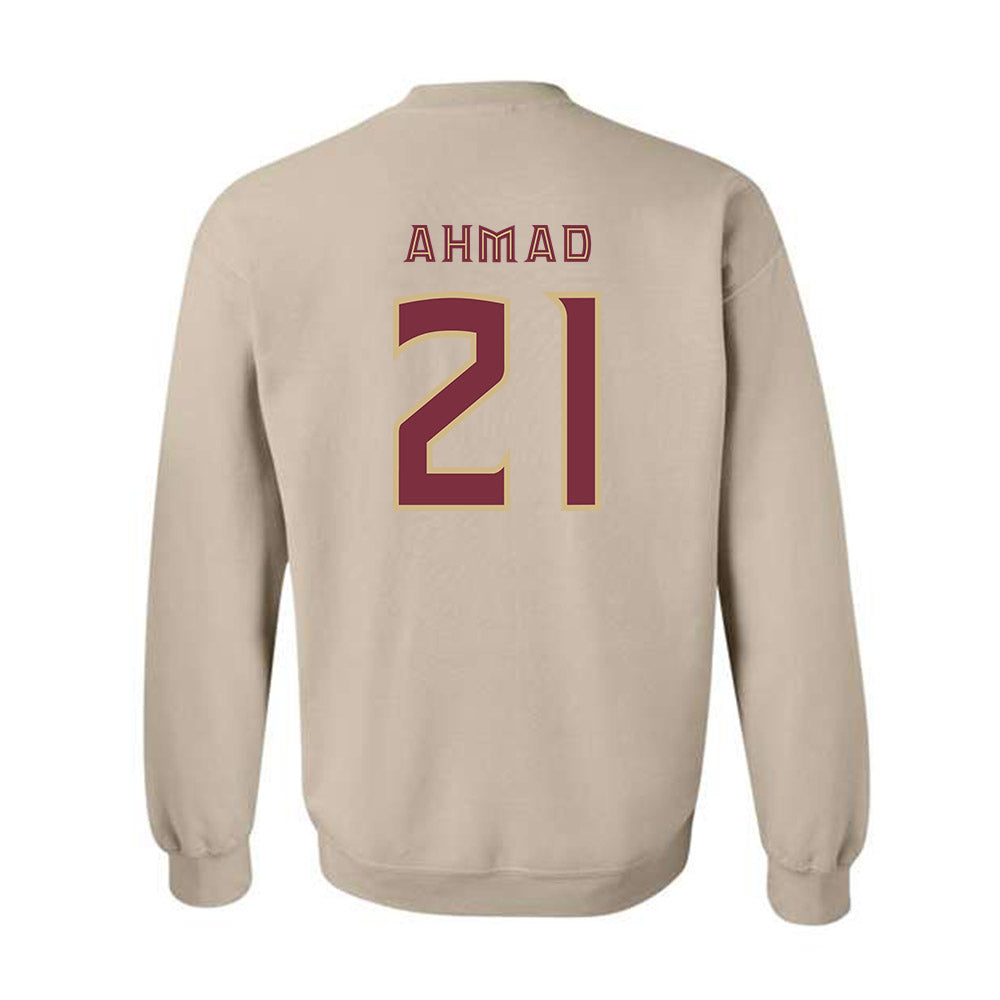 FSU - NCAA Women's Soccer : Nawreen Ahmad - Replica Shersey Crewneck Sweatshirt-1