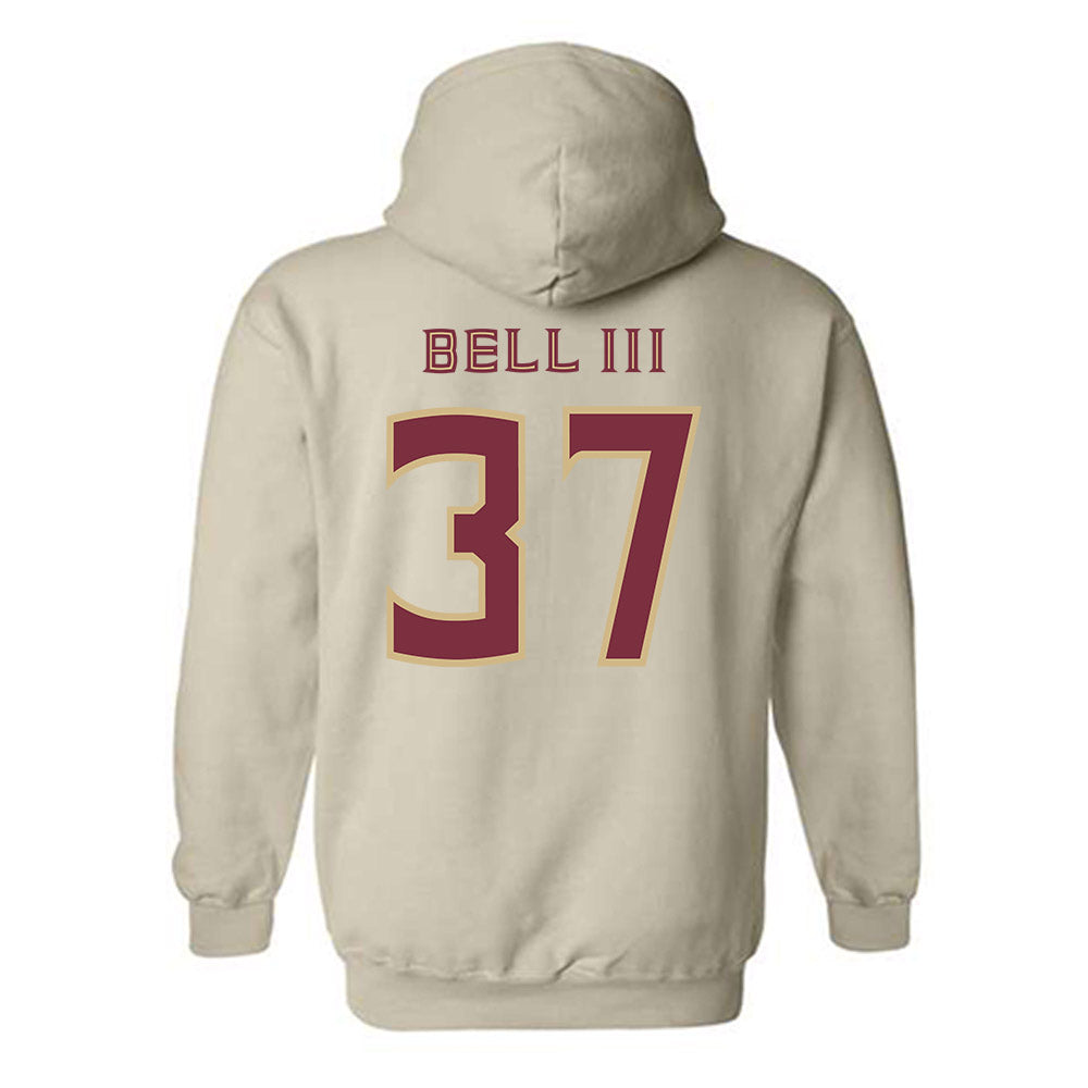 FSU - NCAA Football : Tre Bell III - Replica Shersey Hooded Sweatshirt-1
