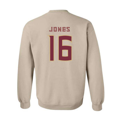 FSU - NCAA Football : Quindarrius Jones - Replica Shersey Crewneck Sweatshirt