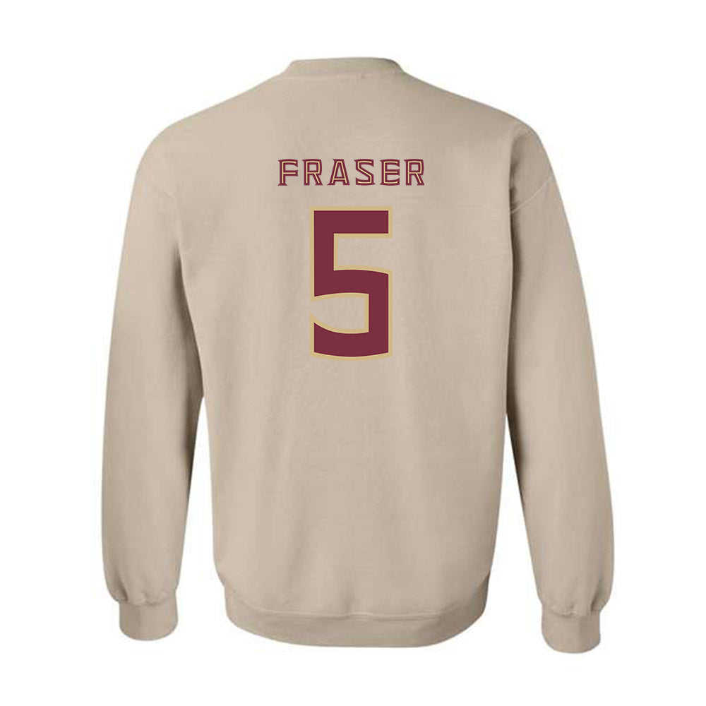 FSU - NCAA Baseball : Gabe Fraser - Replica Shersey Crewneck Sweatshirt-1