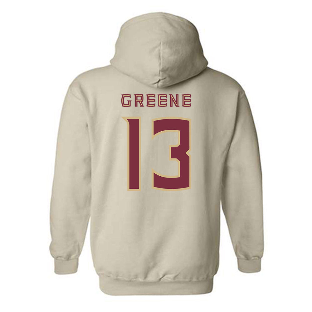 FSU - NCAA Women's Basketball : Tatum Greene - Replica Shersey Hooded Sweatshirt-1