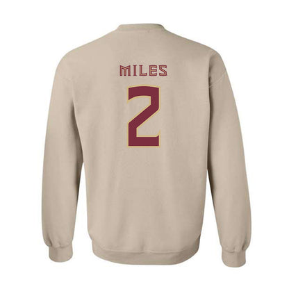 FSU - NCAA Men's Basketball : Cam Miles - Replica Shersey Crewneck Sweatshirt-1