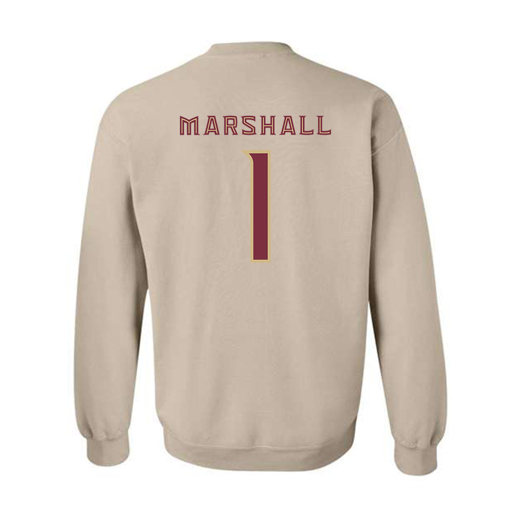 FSU - NCAA Football : Malachi Marshall - Replica Shersey Crewneck Sweatshirt-1