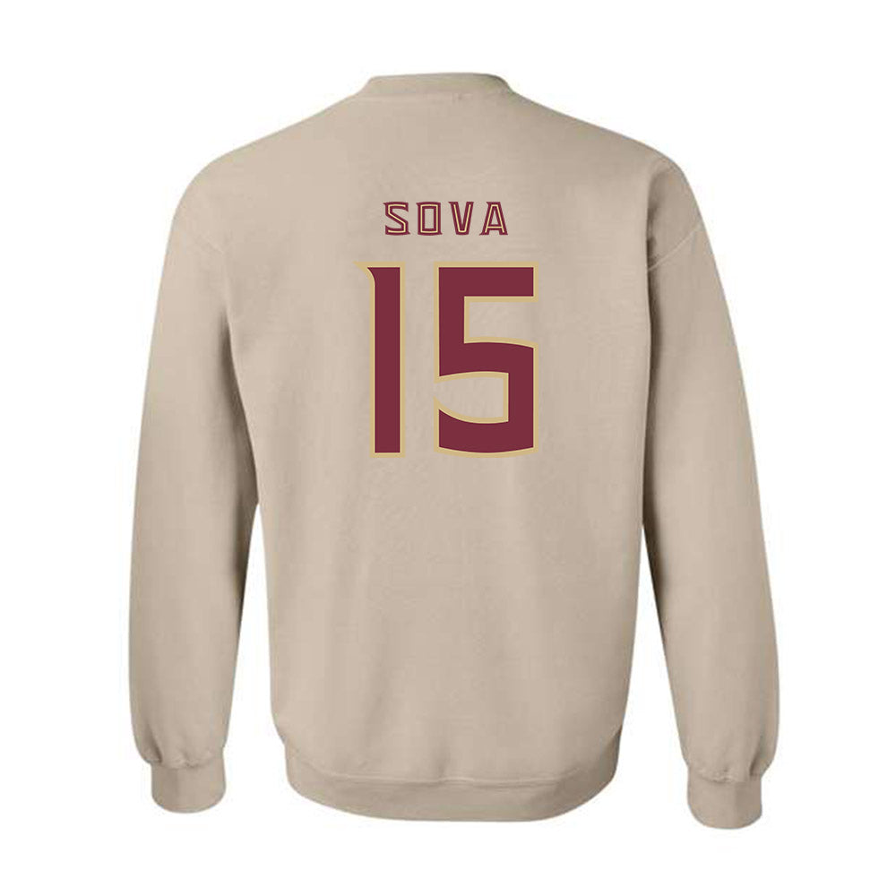 FSU - NCAA Women's Volleyball : Johanna Sova - Replica Shersey Crewneck Sweatshirt-1