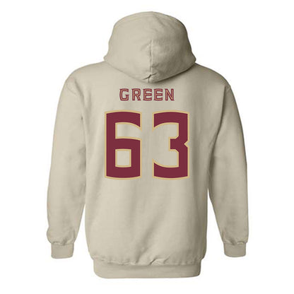 FSU - NCAA Football : Jakobe Green - Replica Shersey Hooded Sweatshirt-1