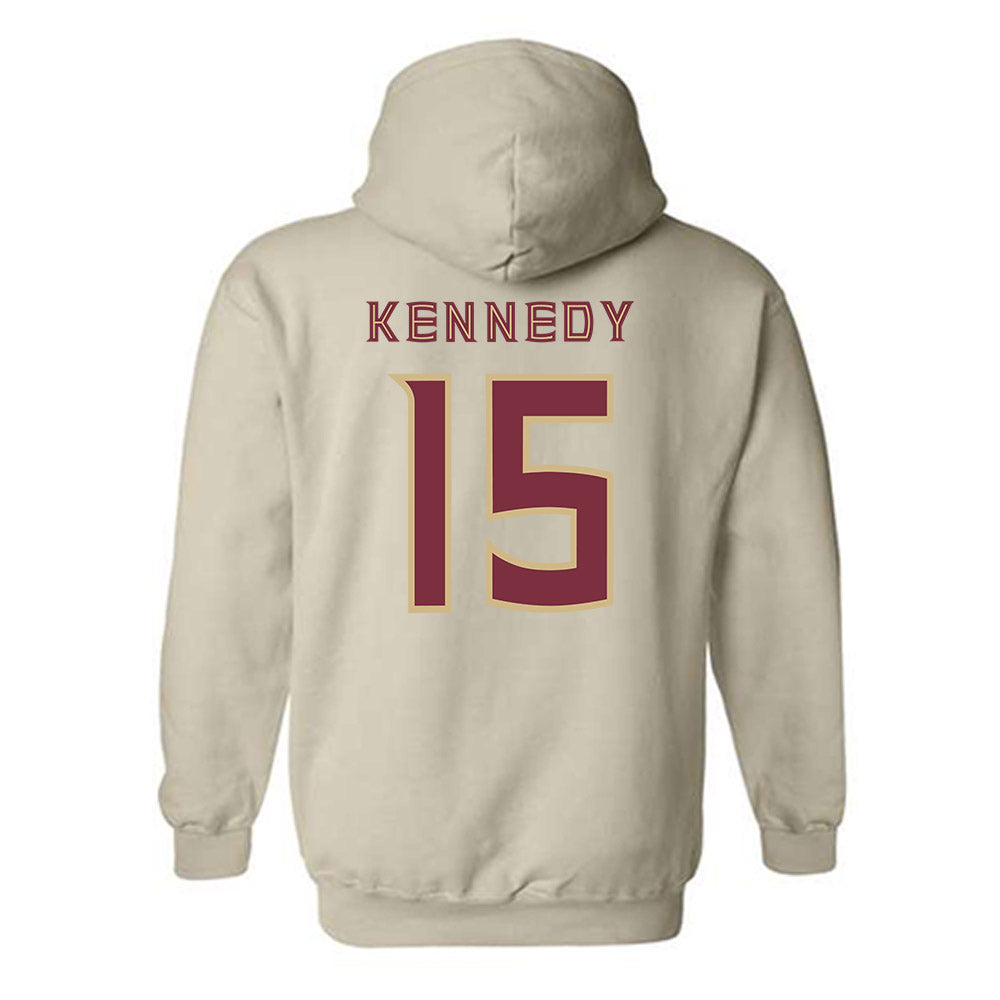 FSU - NCAA Football : Rylan Kennedy - Replica Shersey Hooded Sweatshirt-1