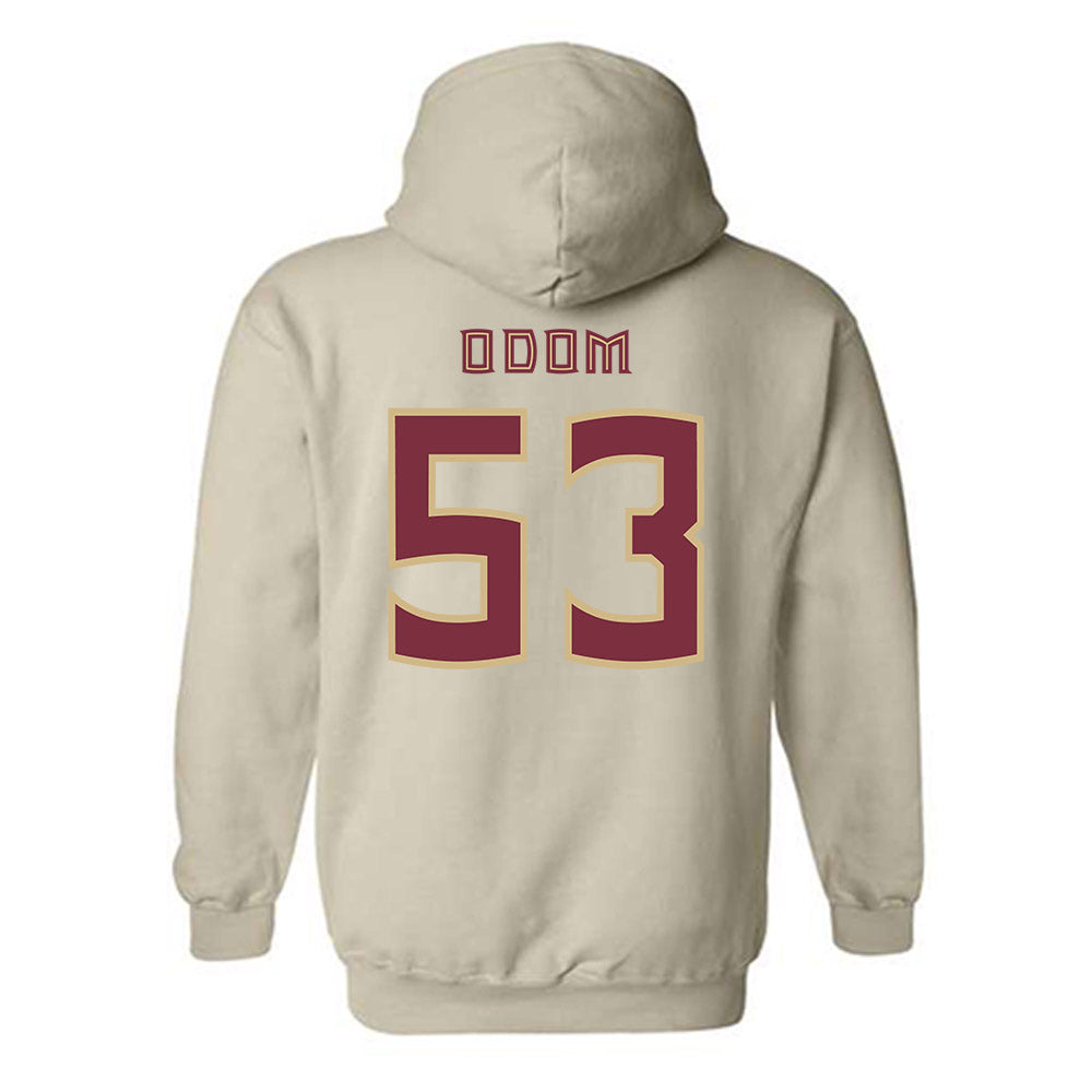 FSU - NCAA Baseball : Cam Odom - Replica Shersey Hooded Sweatshirt-1