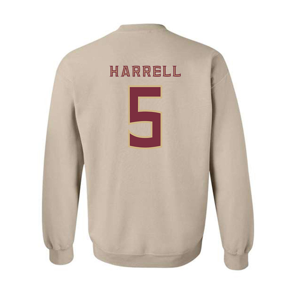 FSU - NCAA Women's Lacrosse : Summer Harrell - Replica Shersey Crewneck Sweatshirt-1