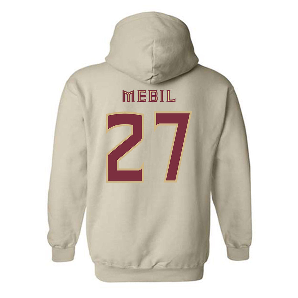 FSU - NCAA Baseball : Kevin Mebil - Replica Shersey Hooded Sweatshirt-1