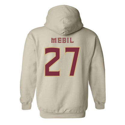 FSU - NCAA Baseball : Kevin Mebil - Replica Shersey Hooded Sweatshirt-1