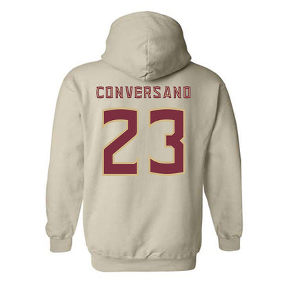 FSU - NCAA Women's Lacrosse : Mackenzie Conversano - Replica Shersey Hooded Sweatshirt-1