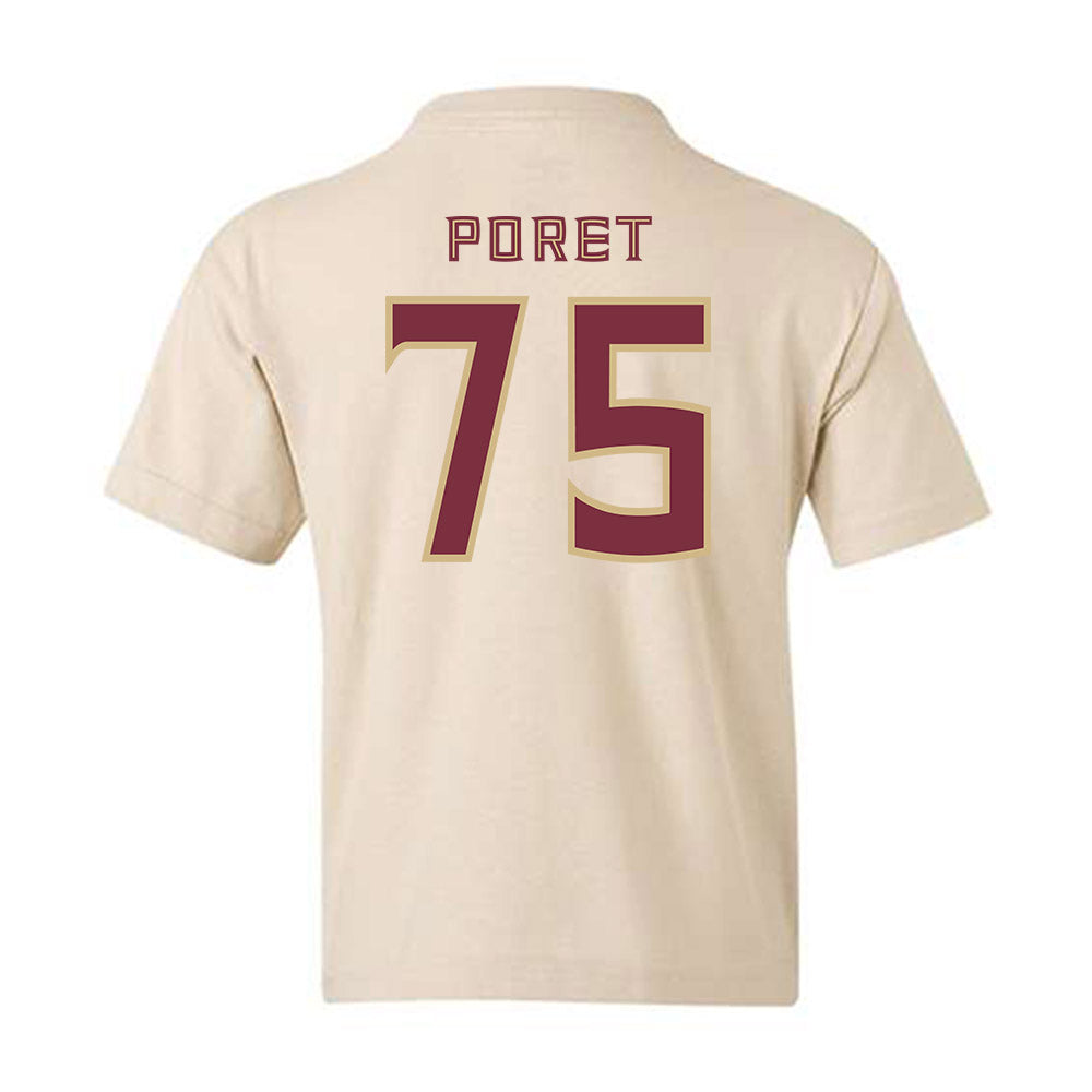FSU - NCAA Football : Sean Poret - Replica Shersey Youth T-Shirt-1
