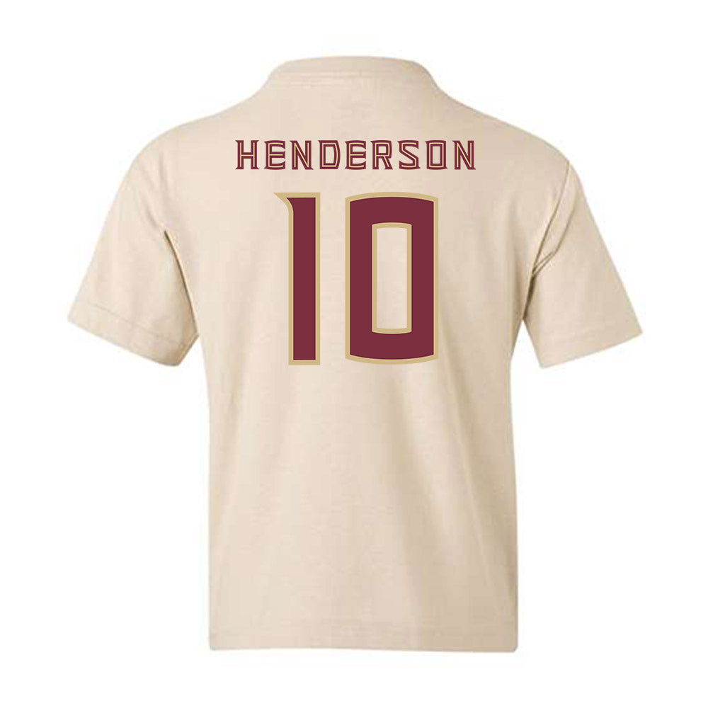 FSU - NCAA Women's Soccer : Ashley Henderson - Replica Shersey Youth T-Shirt-1