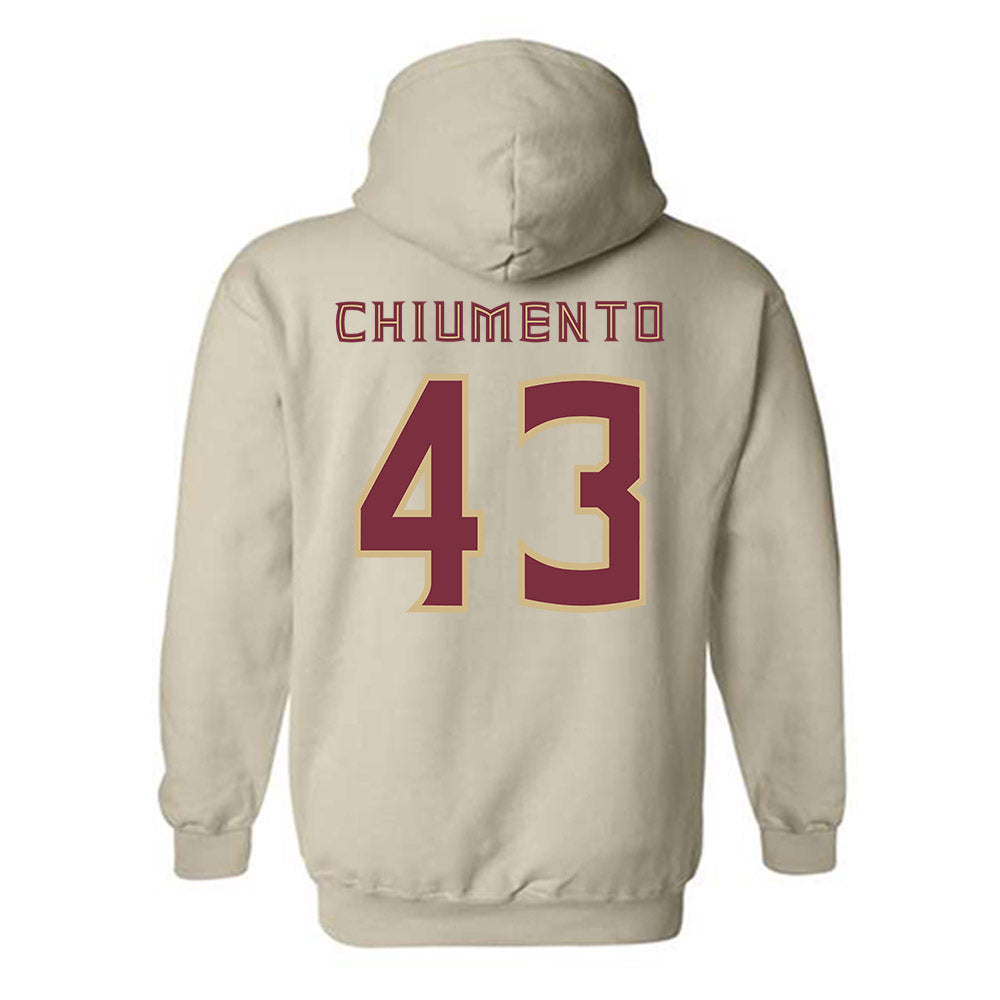 FSU - NCAA Football : Mac Chiumento - Replica Shersey Hooded Sweatshirt-1