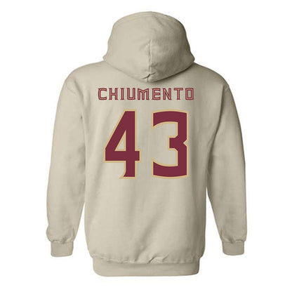 FSU - NCAA Football : Mac Chiumento - Replica Shersey Hooded Sweatshirt-1