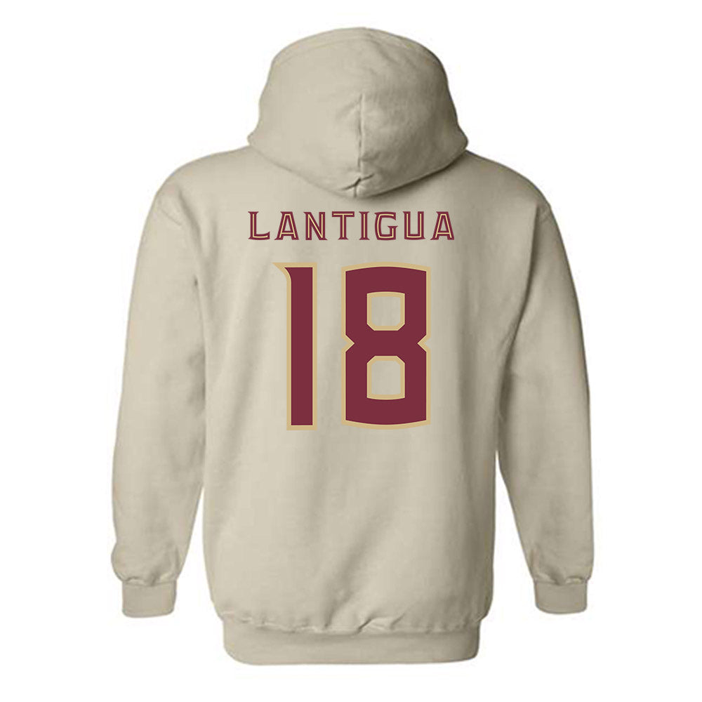 FSU - NCAA Baseball : Emmanuel Lantigua - Replica Shersey Hooded Sweatshirt-1